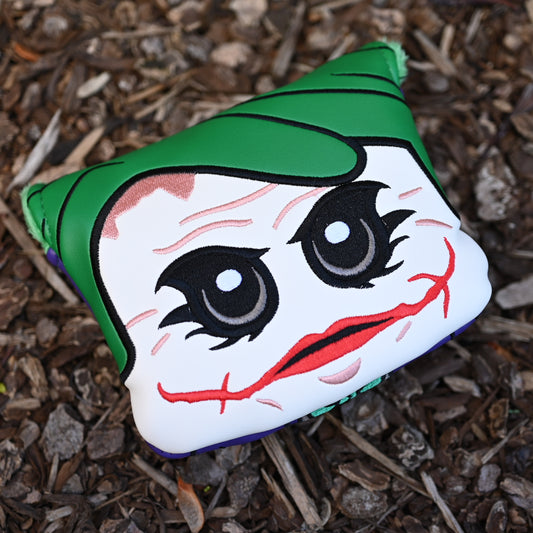 Minifigure Joker Inspired Mallet Putter Headcover