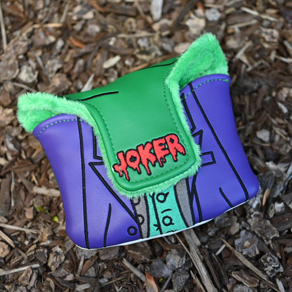 Minifigure Joker Inspired Mallet Putter Headcover