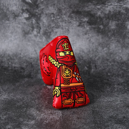 Ninja KAI Minifigure Inspired Golf Blade Putter Headcover