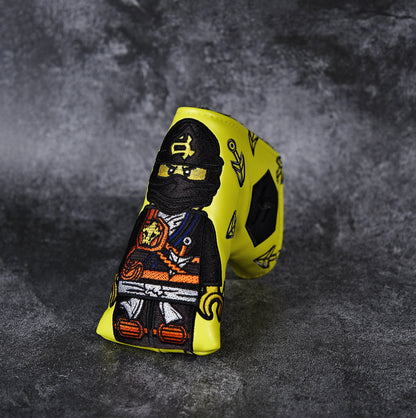 Ninja Cole Minifigure Inspired Golf Blade Putter Headcover