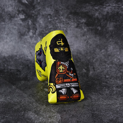 Ninja Cole Minifigure Inspired Golf Blade Putter Headcover