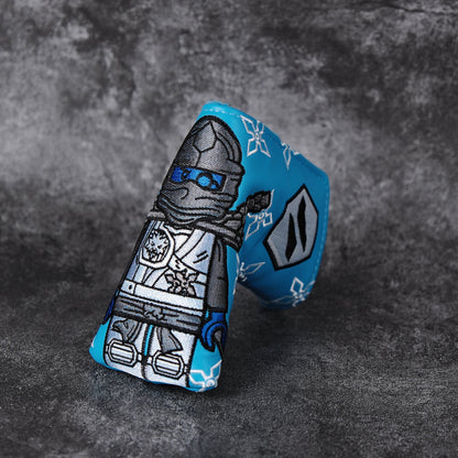 Ninja ZANE  Minifigure Inspired Golf Blade Putter Headcover